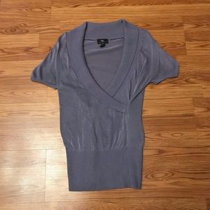 IZ Byer Short Sleeve Wrap Sweater